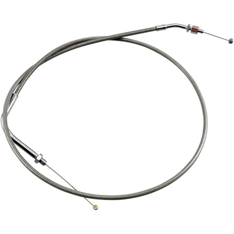 Motion Pro Throttle Cable - Push - Yamaha - Stainless Steel 65-0281