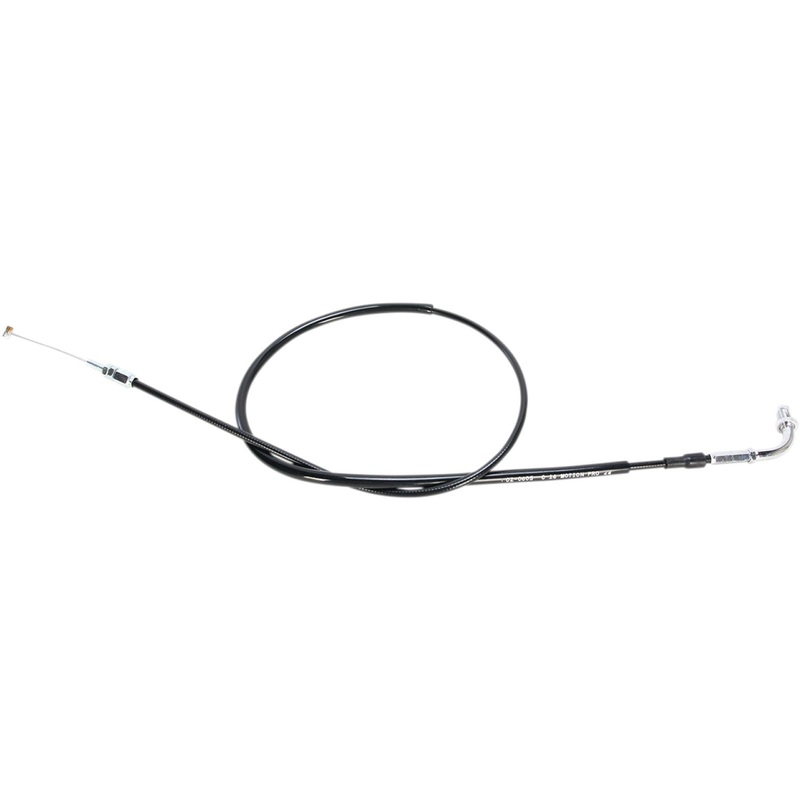 Motion Pro Black Vinyl Throttle Cable - Pull - +12" - Honda 02-0605