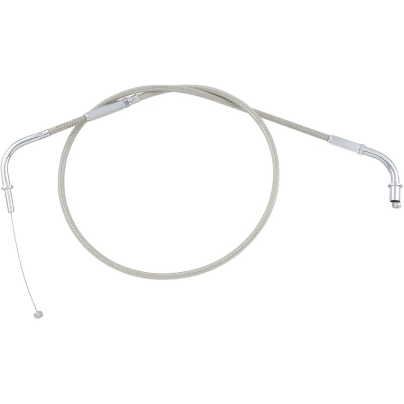 Motion Pro Throttle Cable - Push - Kawasaki - Stainless Steel 63-0273