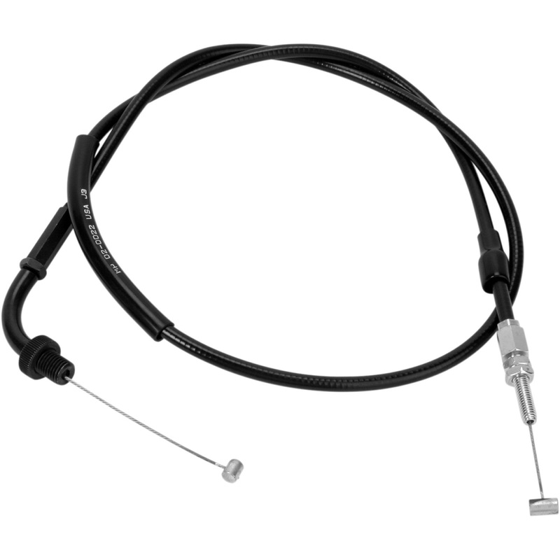 Motion Pro Black Vinyl Throttle Cable - Pull - Honda 02-0022