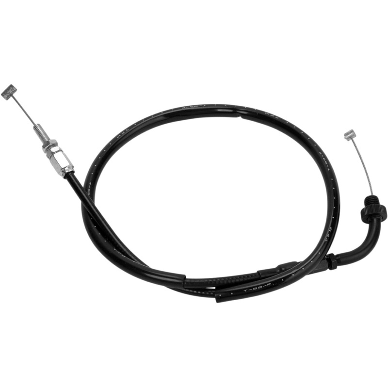 Motion Pro Black Vinyl Throttle Cable - Pull - Honda 02-0098