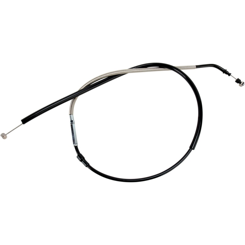 Motion Pro Clutch Cable - +2" - Yamaha - Black Vinyl 05-0387