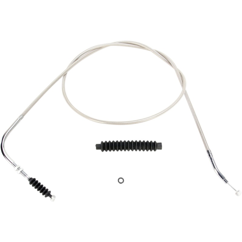 Motion Pro Clutch Cable - +4" - Suzuki - Stainless Steel 64-0259