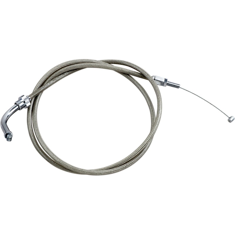 Motion Pro Throttle Cable - Push - Honda - Stainless Steel 62-0424