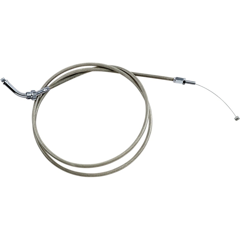Motion Pro Throttle Cable - Push - VTX18 - Stainless Steel 62-0418