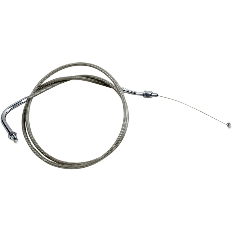 Motion Pro Throttle Cable - Push - XV19 - Stainless Steel 65-0302