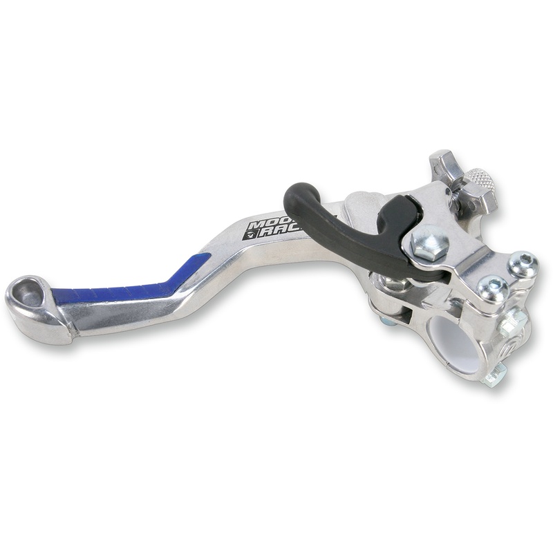 Moose Racing Lever Assembly - EZ3 - Shorty - Hot Start - Blue HOO221-003