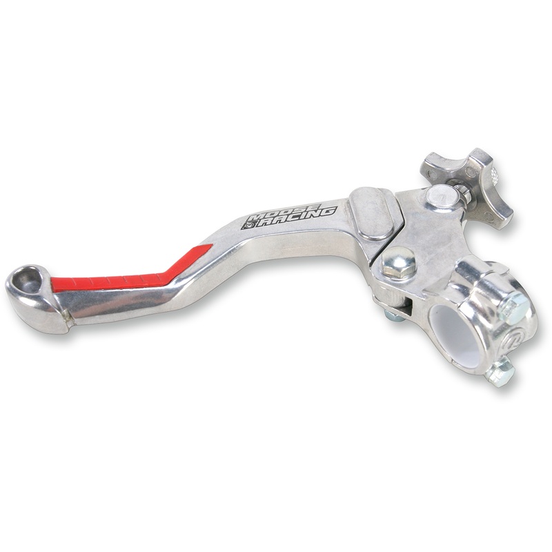 Moose Racing Lever Assembly - EZ3 - Shorty - Red OO221-005