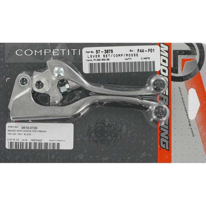 Moose Racing Lever Set - Competition - Black 1SGYG42