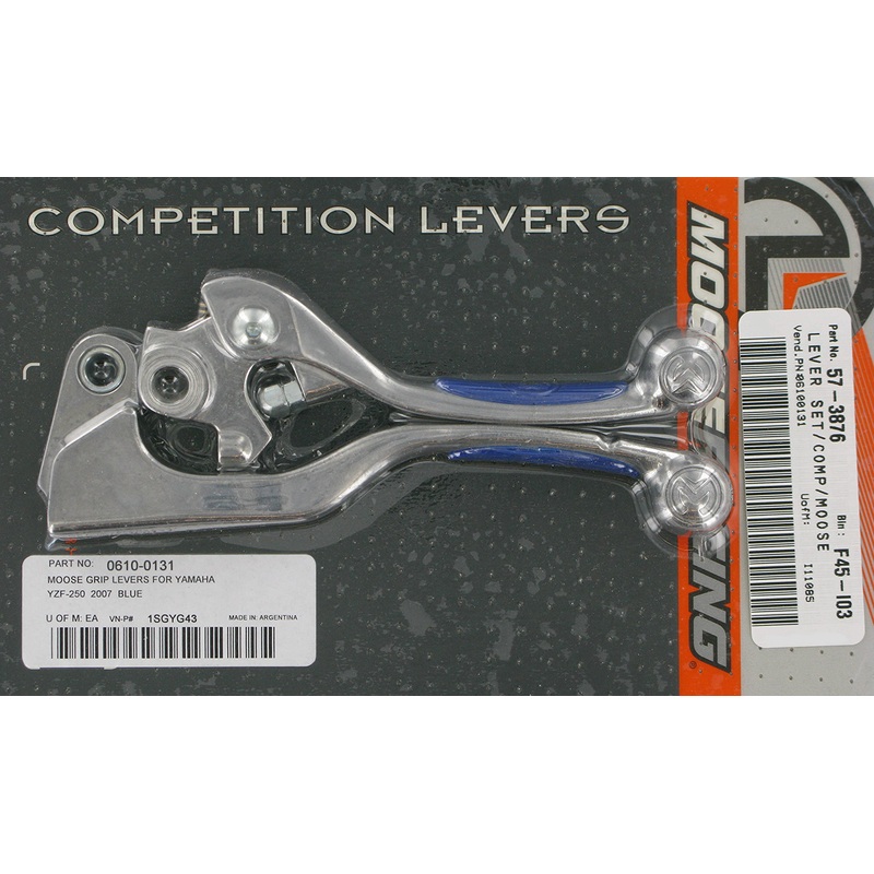 Moose Racing Lever Set - Competition - Blue 1SGYG43