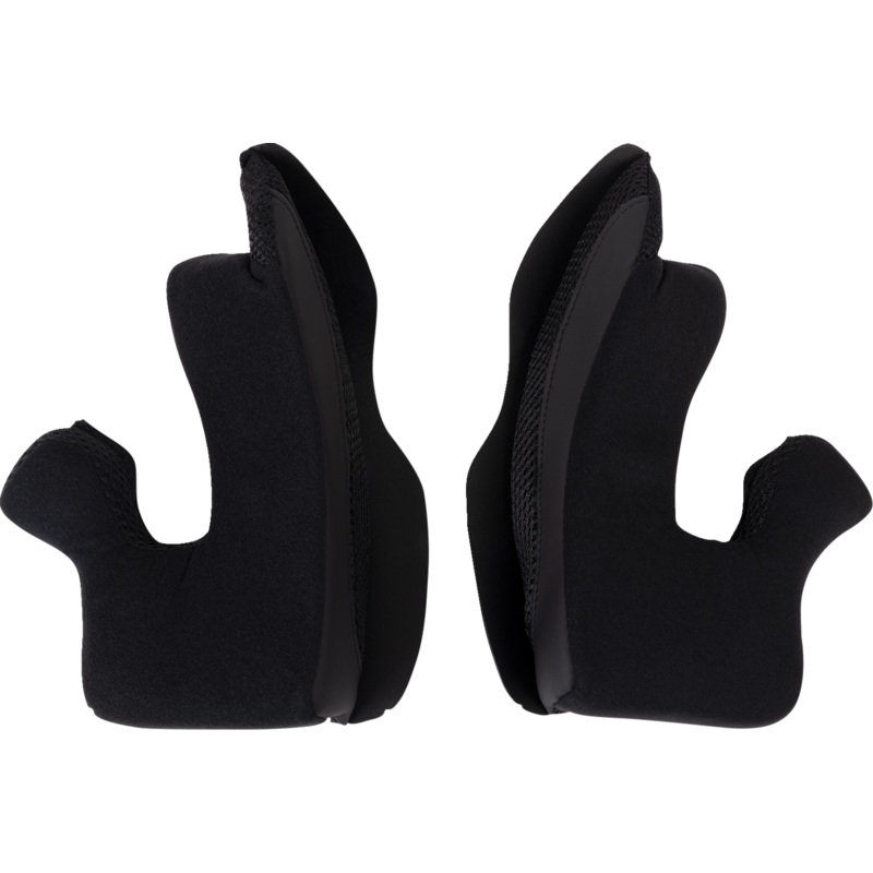 Moose Racing Air Intake Cheek Pads - Black - Large 0134-3198