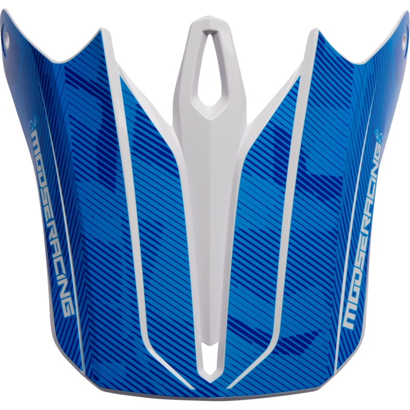 Moose Racing F.I. MIPS? Visor Kit - Agroid Camo - Blue/White 0132-1578