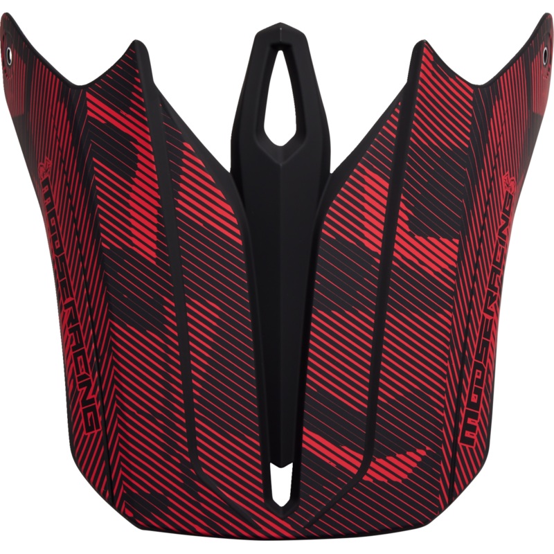Moose Racing F.I. MIPS? Visor Kit - Agroid Camo - Red/Black 0132-1577
