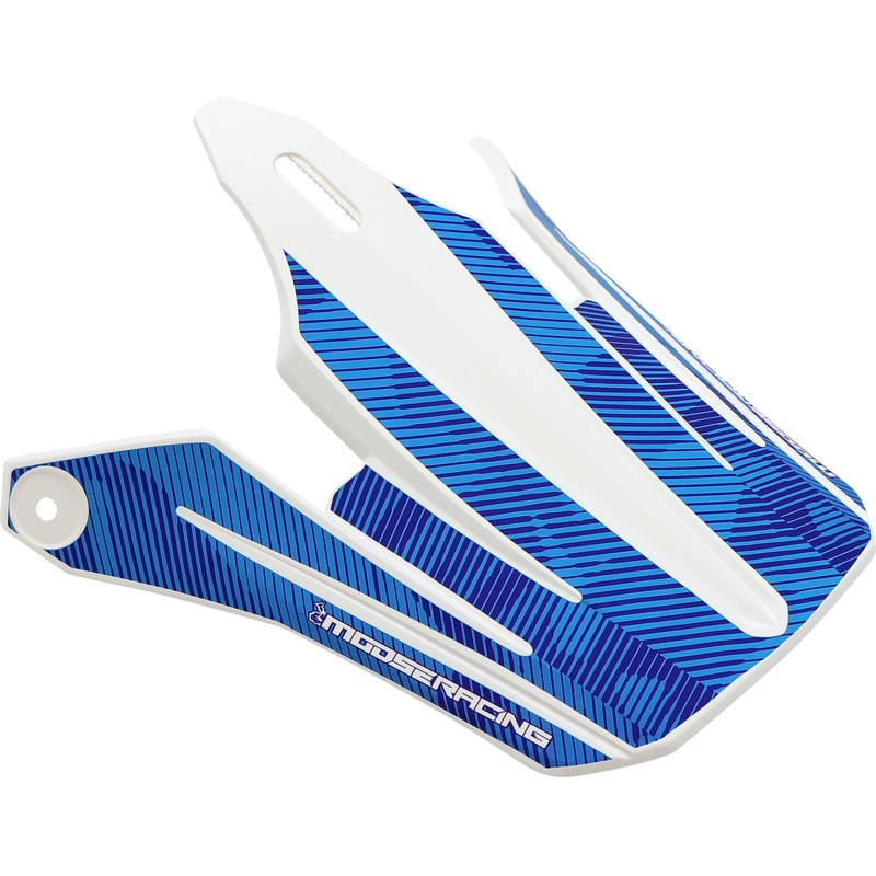 Moose Racing Youth F.I. MIPS? Visor Kit - Agroid Camo - Blue/White 0132-1599