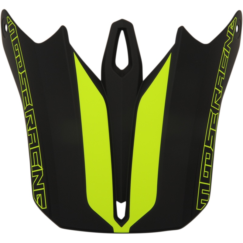 Moose Racing F.I. Session Visor Kit - Black/Hi-Viz 0132-1260