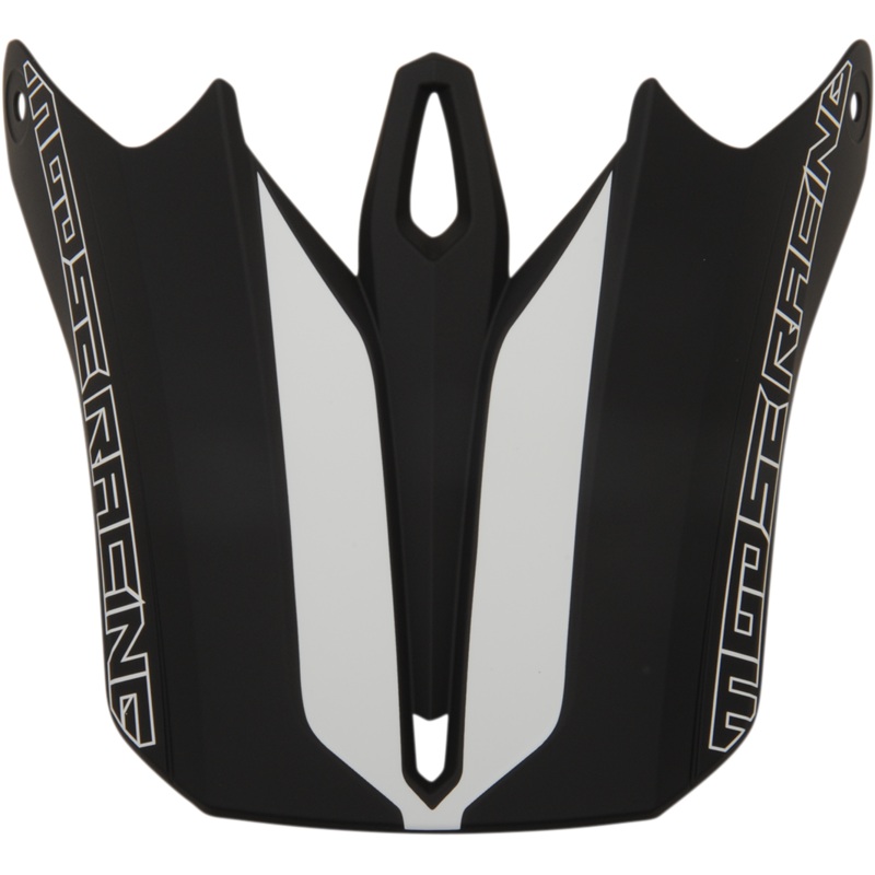 Moose Racing F.I. Session Visor Kit - Black/White 0132-1259