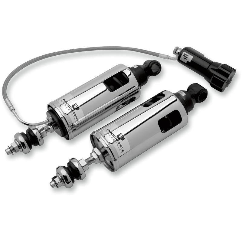 Progressive Suspension 422 Series Shocks with Rap - Chrome - Standard 422-4104C