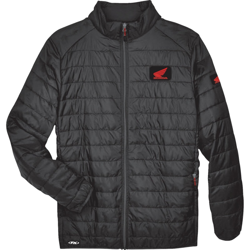 Factory Effex Honda Puffer Jacket - Black - Large 28-85314