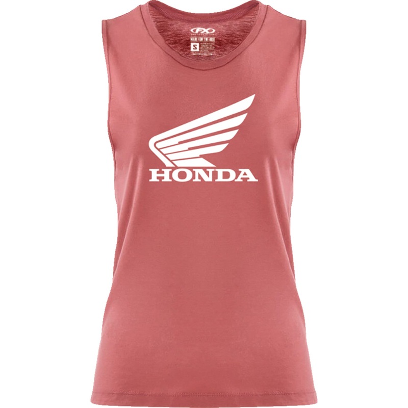 Factory Effex Women's Honda Wing Muscle Tank Top - Paprika - Small 27-87350