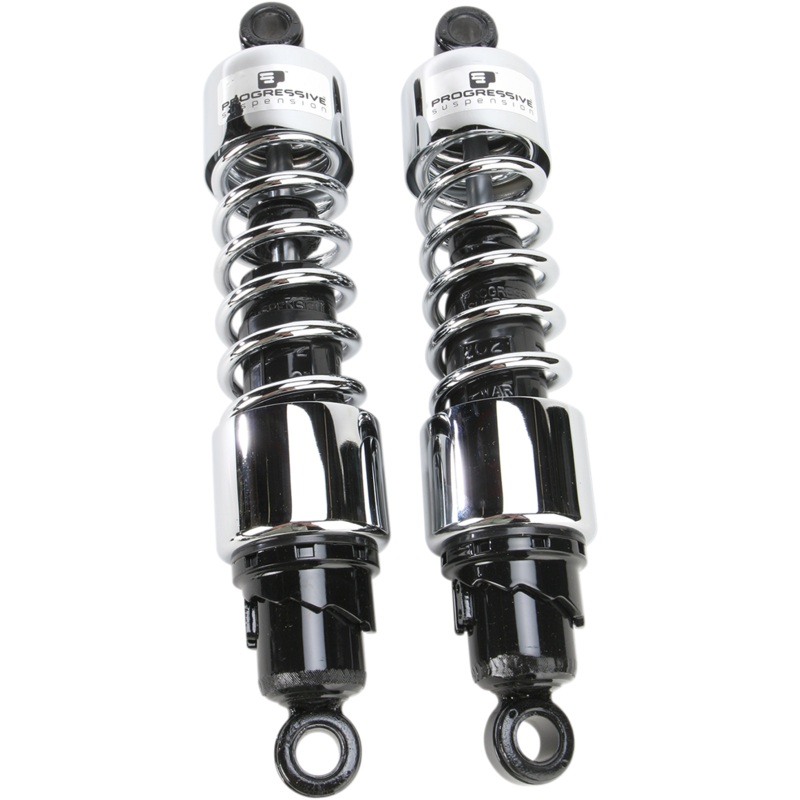 Progressive Suspension 412 Series Shock - 12" - Heavy Duty - Chrome - XG 412-4403C