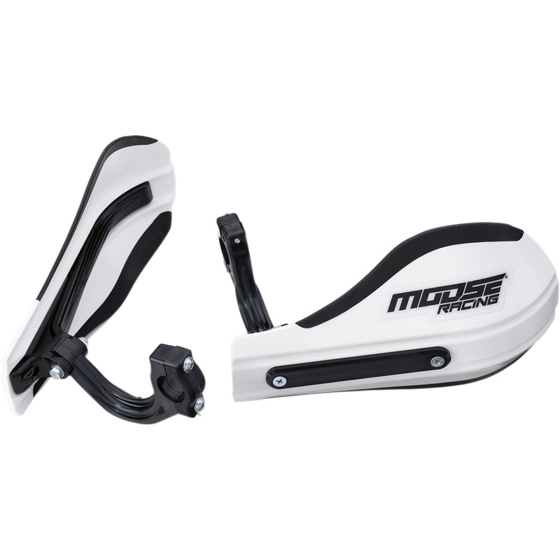Moose Racing Handguards - Roost 2 - White 53-220