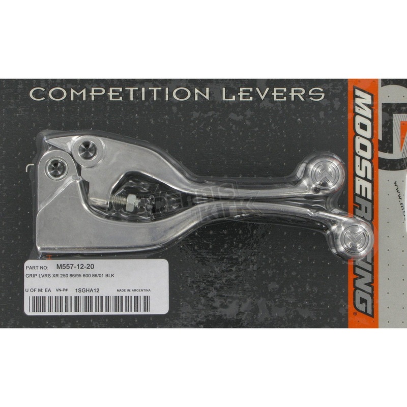 Moose Racing Lever Set - Competition - Black 1SGHA12