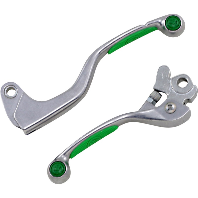 Moose Racing Lever Set - Competition - Green 1SGWF39
