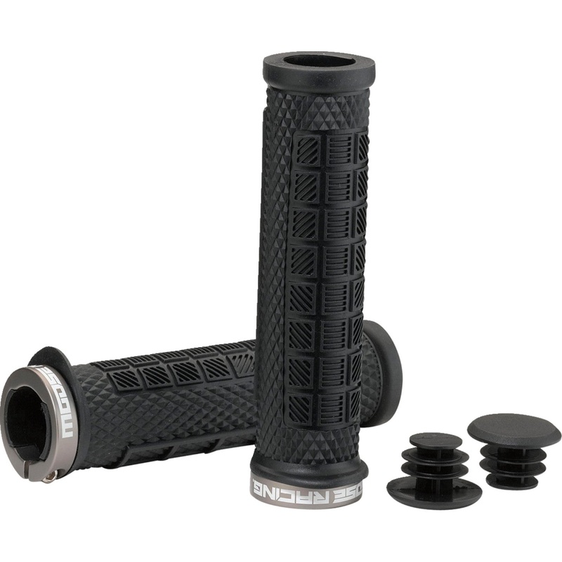 Moose Racing Mountain Bike Lock-On Grips - Black - 129 mm PRO-K524EP1-OD